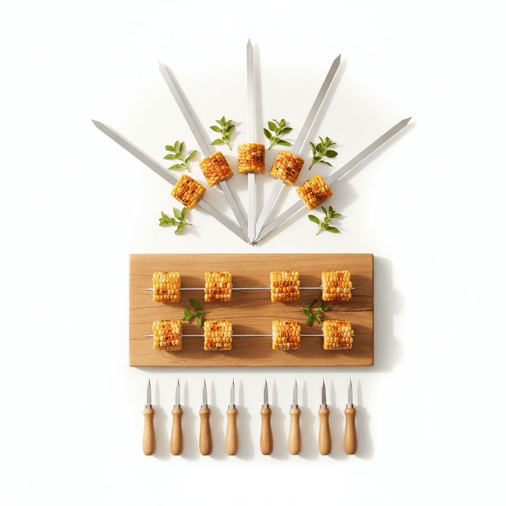 Skewers & Corn Holders Set